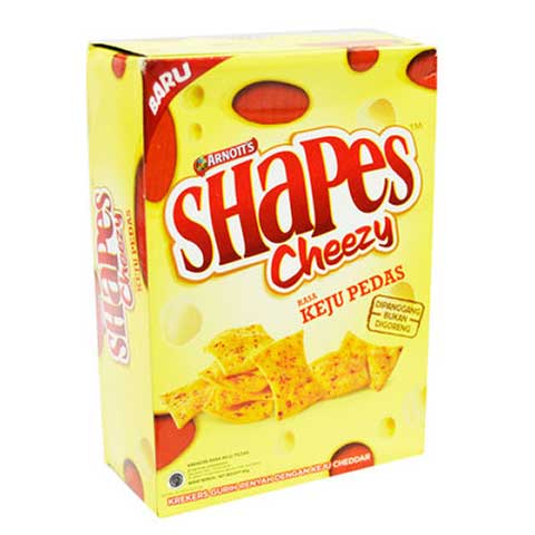 SHAPES CHEEZY KEJU PEDAS KTK 80gr